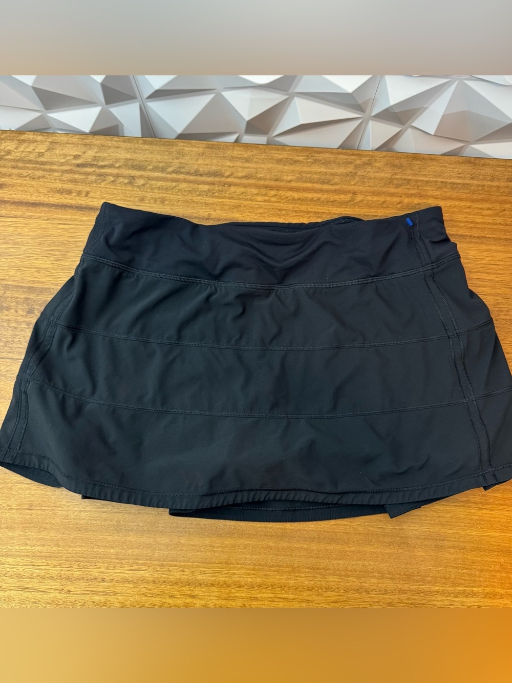 Lululemon Pace Rival  Black Women's Athletic Short Skirt Size 10
